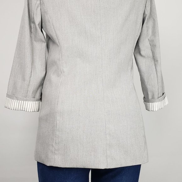 Dynamite Grey Boyfriend Blazer Size M - Picture 8 of 11
